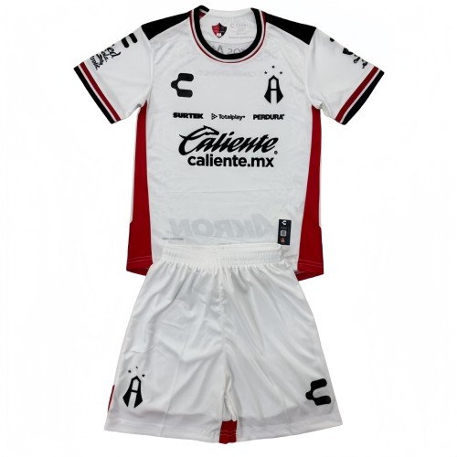 2025-26 Kids  Atlas away white soccer Jersey
