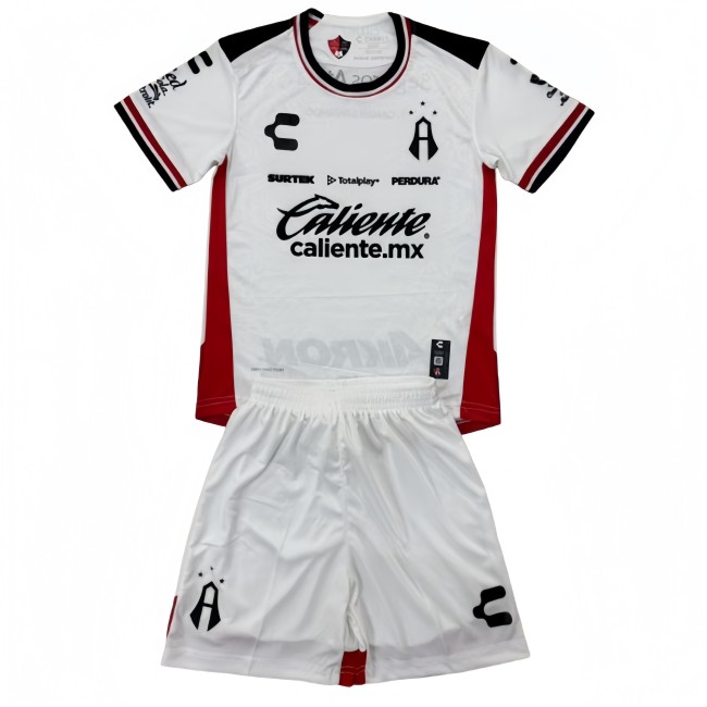 2025-26 Kids  Atlas away white soccer Jersey