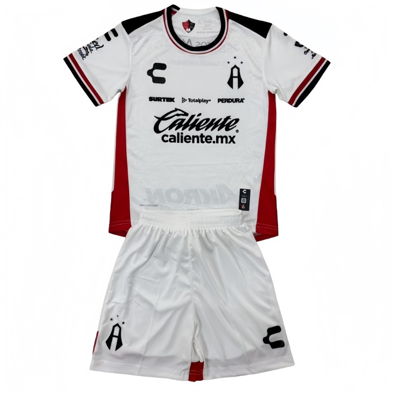 2025-26 Kids  Atlas away white soccer Jersey