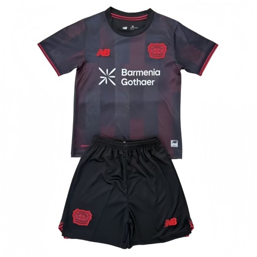 2025-26 Kids LeverKusen Home Fans Soccer Jersey