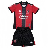 2025-26 Kids Atlas home red black soccer Jersey