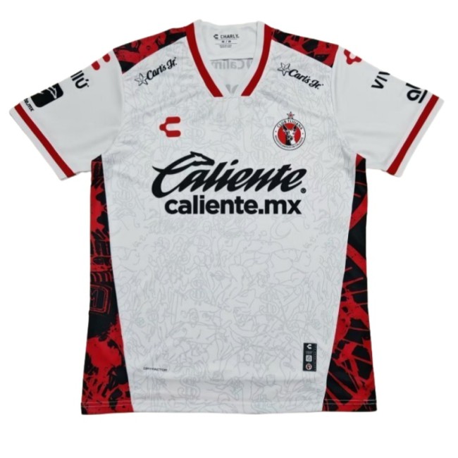 2025-26 Mens Tijuana away white Fans Soccer Jersey