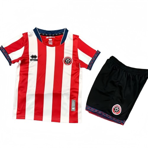2025-26 Kids  Sheffield United home Soccer Jersey
