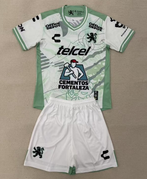 2025-26 Kids Leon away soccer Jersey