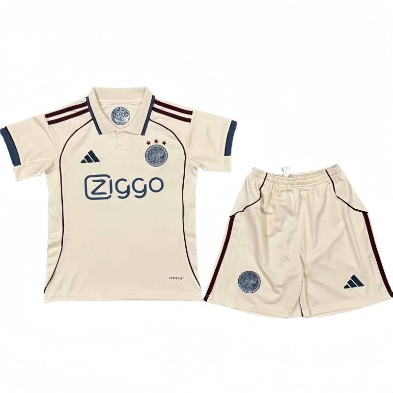 2025-26 Kids Ajax Third away soccer jersey