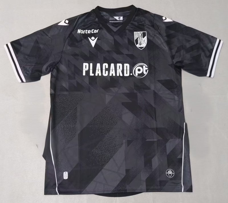 2025-26 Mens Vitoria Guimaraes Away black Fans Soccer Jersey