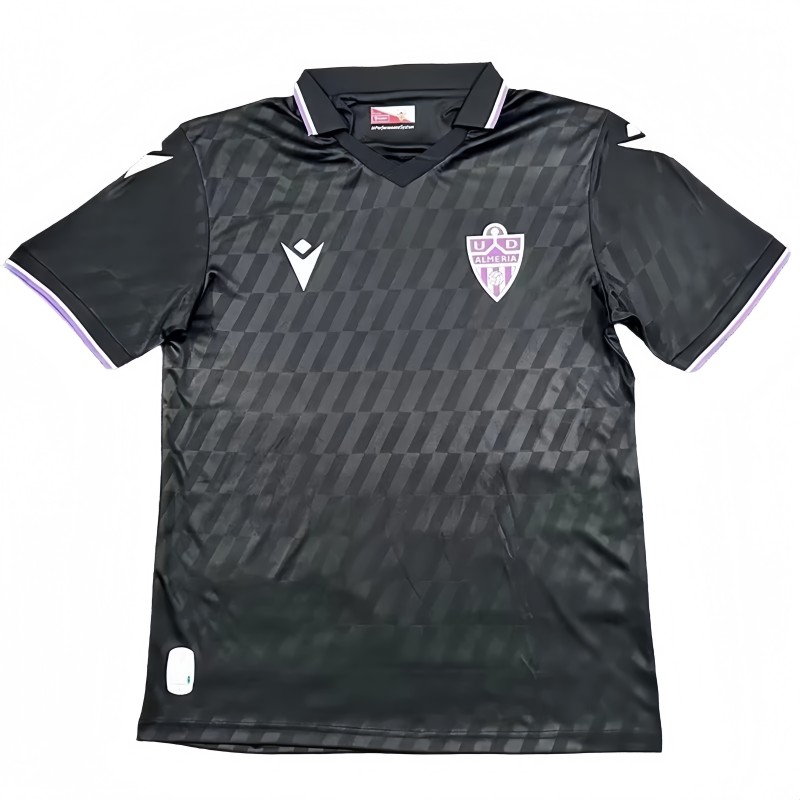 2025-26 Mens UD Almeria Third Away black Soccer Jersey