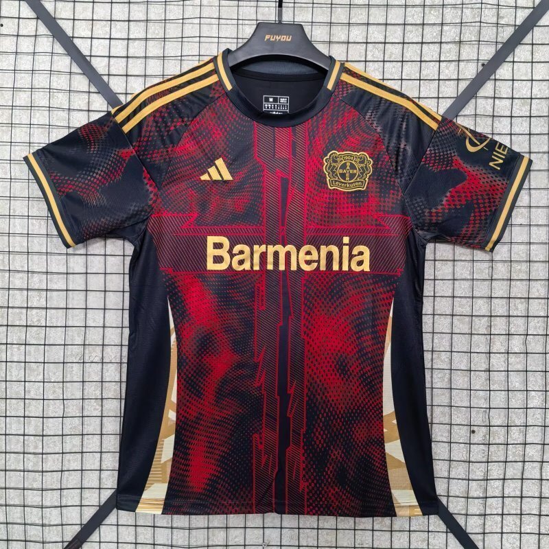 2025-26 Mens LeverKusen pecial Edition red black Soccer Jersey