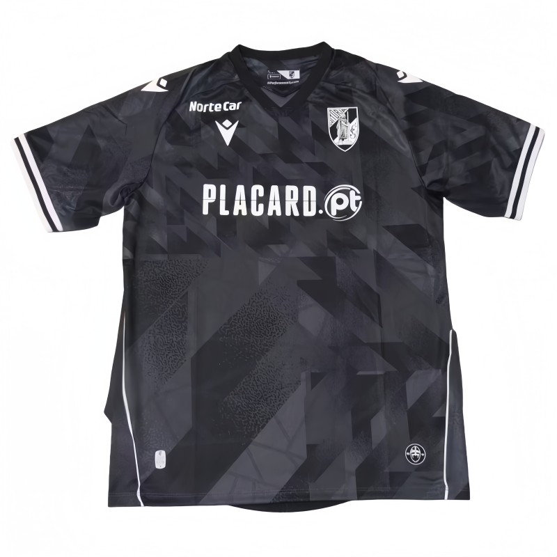 2025-26 Mens Vitoria Guimaraes Away black Fans Soccer Jersey