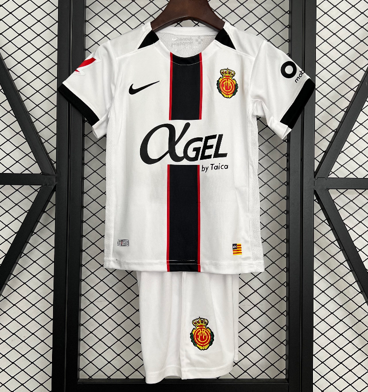 2025-26 Kids Mallorca away white  Soccer Jersey