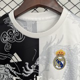 2025-26 Kids Real Madrid white black soccer Jersey