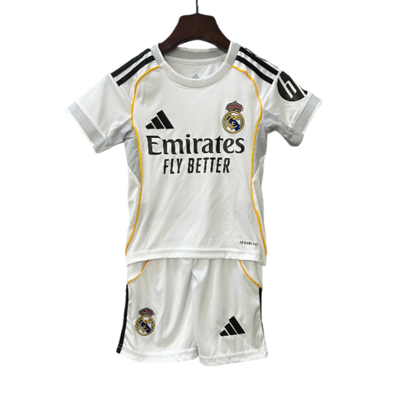 2025-26 Kids Real Madrid  home soccer  jersey