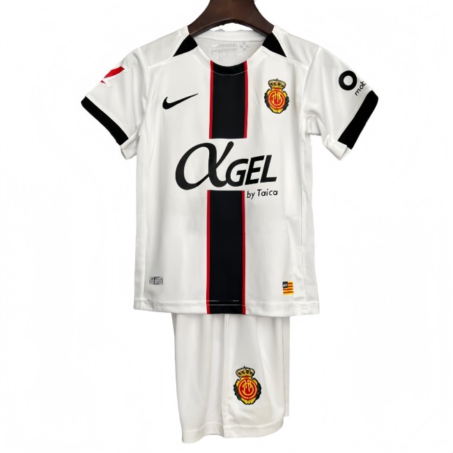 2025-26 Kids Mallorca away white  Soccer Jersey