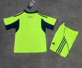 2025-26  Kids Universidad de Chile Third away green   Soccer Jersey