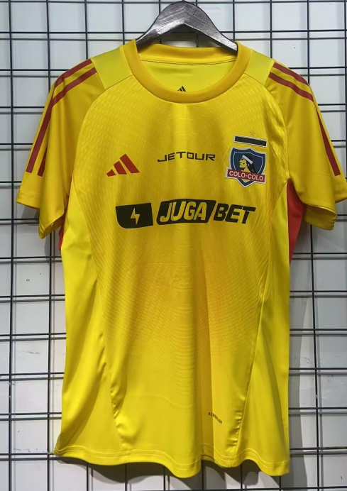 2025-26 Mens Colo-Colo yellow soccer jersey