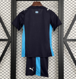 2025-26 Kids Marseille away black soccer jersey