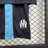 2025-26 Kids Marseille away black soccer jersey