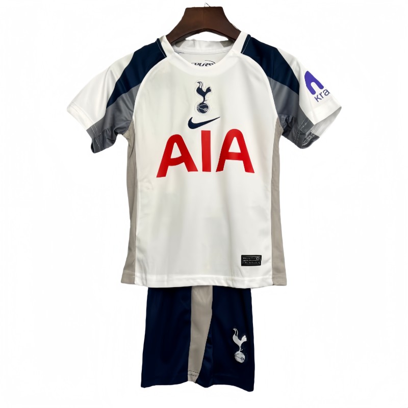 Kids Tottenham Hotspur home soccer Jersey  2025-26