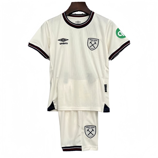2025-26 Kids  West Ham United away soccer Jersey