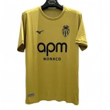 2025-26 Mens  AS Monaco Third  away  yellow soccer Jersey
