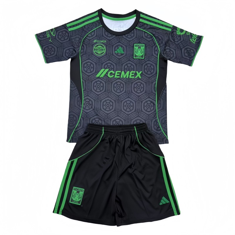 2025-26 Kids Tigres UANL  Third away soccer Jersey