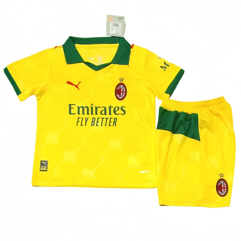 2025-26 Kids AC Milan Third away soccer jersey