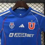 Kids Universidad de Chile home blue  Soccer Jersey 2526