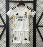 2025-26 Kids Real Madrid  home soccer  jersey