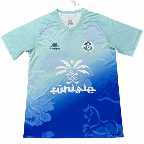 2025-26 Mens Tunisia Blue Special Edition soccer jersey