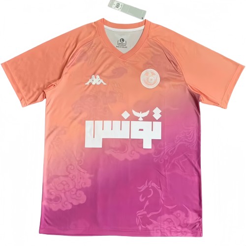 2025-26 Mens  Tunisia Pink Special Edition soccer  jersey