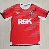 2025-26 Mens Charlton Athletic Home red Fans Soccer Jersey 