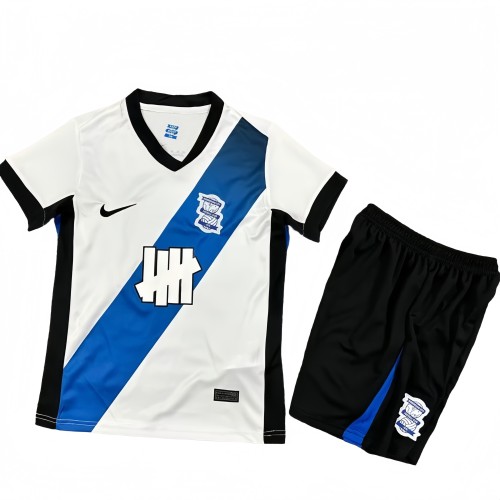 2025-26 Kids Birmingham away white Soccer Jersey