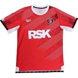 2025-26 Mens Charlton Athletic Home red Fans Soccer Jersey 