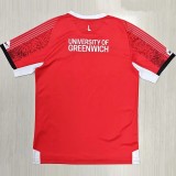 2025-26 Mens Charlton Athletic Home red Fans Soccer Jersey 