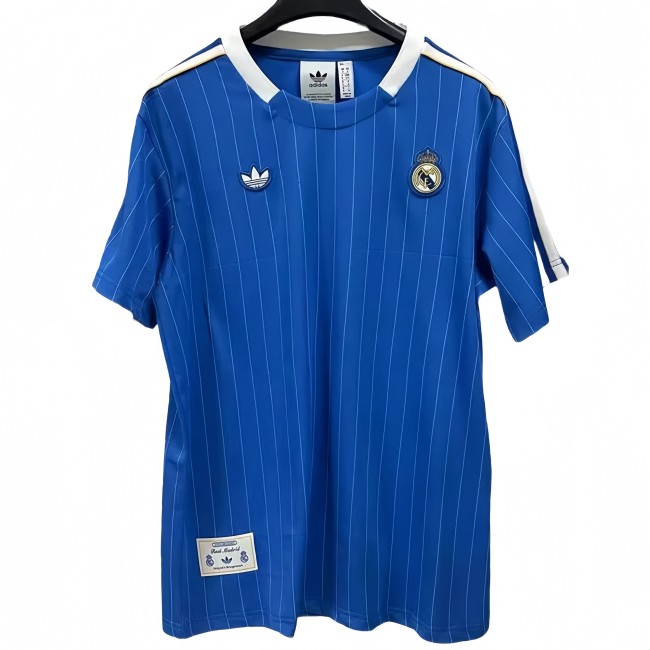 2025-26 Mens Real Madrid  Blue Special Edition Fans  soccer jersey