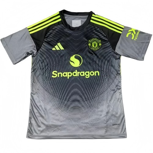 2025-26  Mens Manchester United  goalkeeper black Soccer Jersey