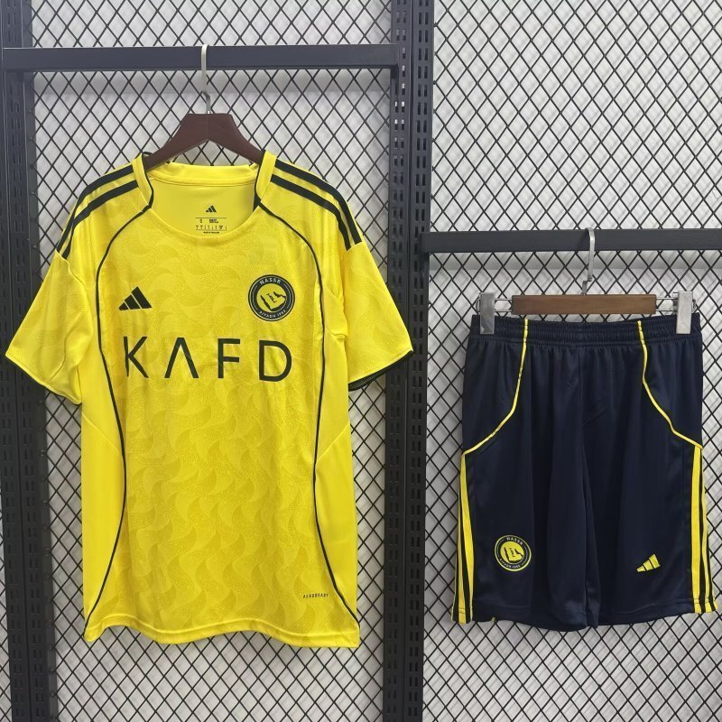 2025-26 Mens Al-Nassr home Training Short Suit