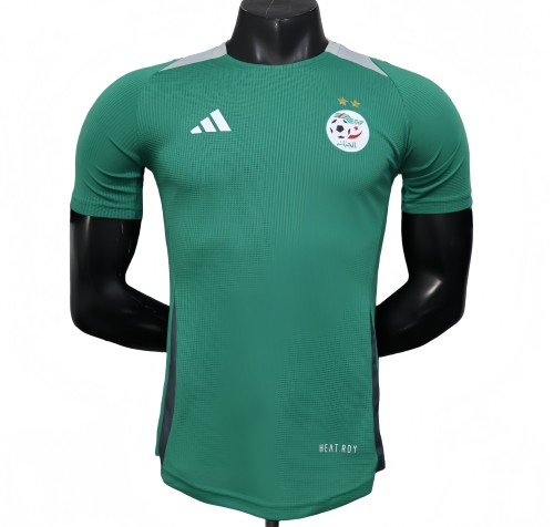 2025-26 Mens  Algeria green Player  soccer Jersey