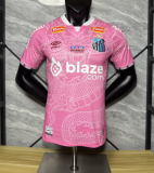 2025-26 Mens Santos Special Edition Player pink  Soccer Jersey