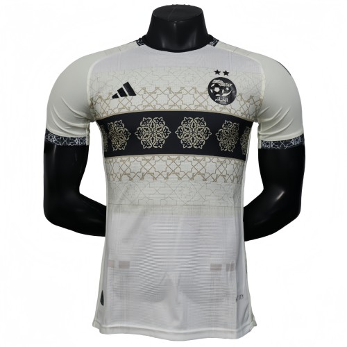 2025-26 Mens  Algeria white Player  soccer Jersey
