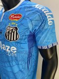 2025-26 Mens Santos Special Edition Player blue Soccer Jersey