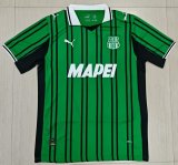 2025-26 Mens Sassuolo Home green Fans Soccer Jersey