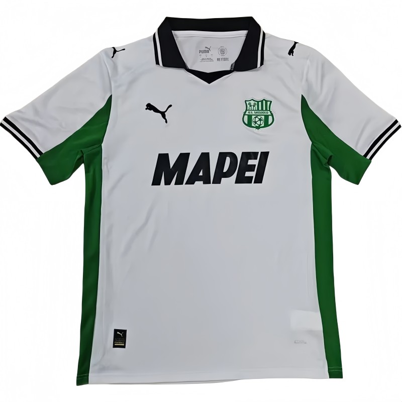2025-26 Mens Sassuolo away white Fans Soccer Jersey