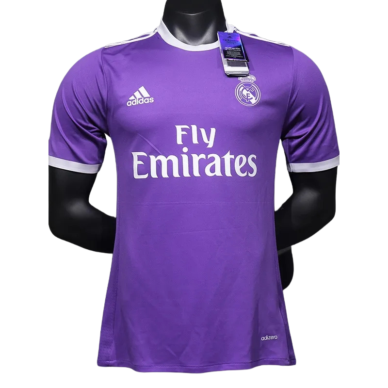 2016-2017 Mens Real Madrid Away Player Version Retro Soccer Jersey