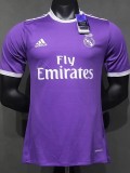 2016-2017 Mens Real Madrid Away Player Version Retro Soccer Jersey