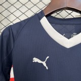 2025/26 Kids Eindhoven away blue  soccer jersey