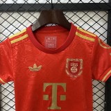 2025/26 Kids  Bayern Munich 125th Anniversary Edition red  jersey