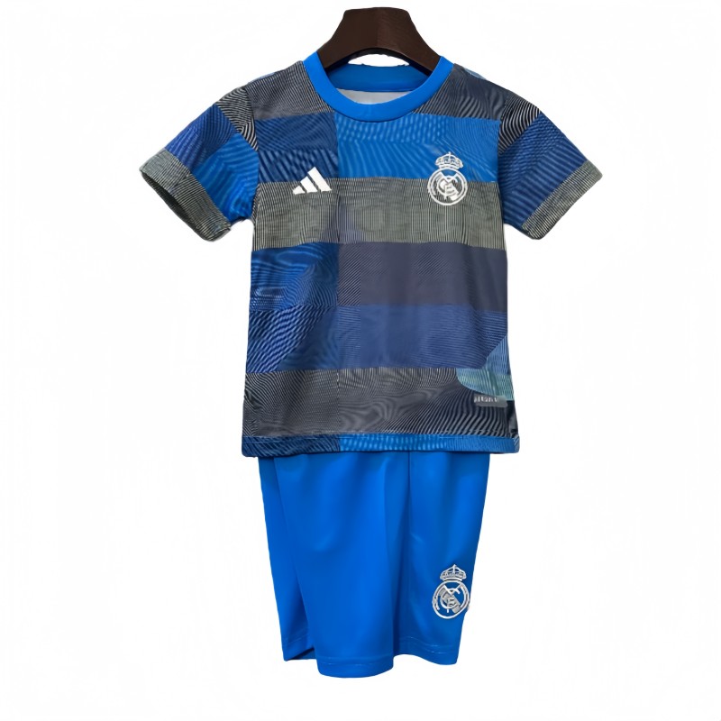 2025-26 Kids Real Madrid blue soccer Jersey