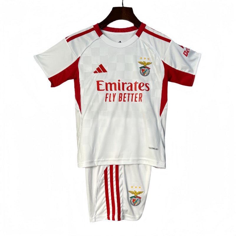 KIDS Benfica Third away white soccer Jersey  2526