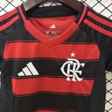25-26 Flamengo Home Kids Soccer Jersey